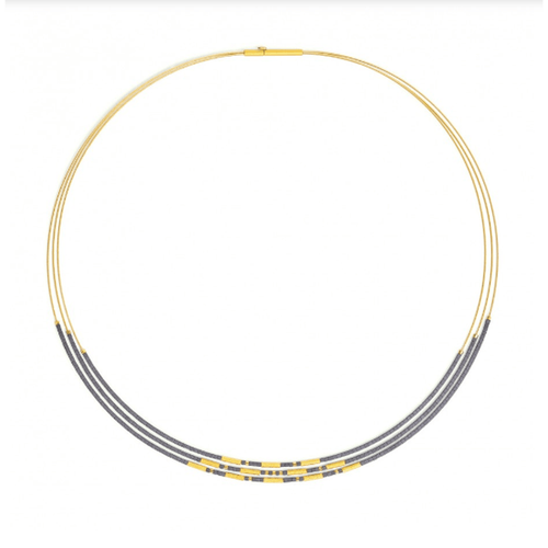 Clani Hematite Necklace - 85204276-Bernd Wolf-Renee Taylor Gallery
