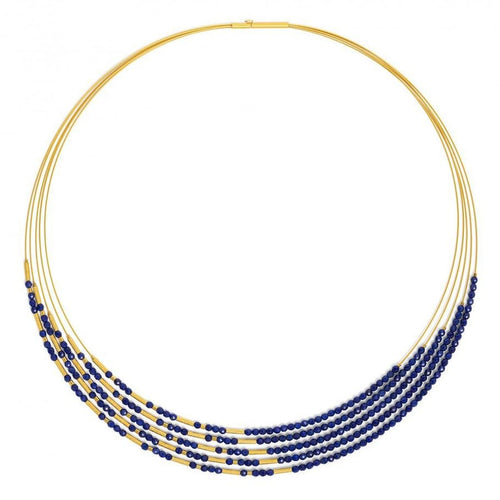 Cliamo Lapislazuli Necklace - 85230236-Bernd Wolf-Renee Taylor Gallery