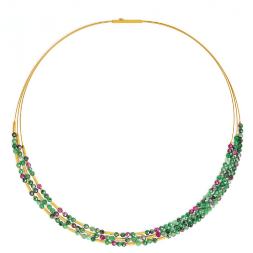 Clini Ruby Zoisite Necklace - 85233086-Bernd Wolf-Renee Taylor Gallery