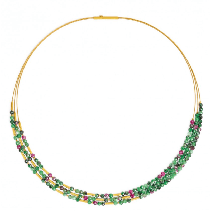 Clini Ruby Zoisite Necklace - 85233086-Bernd Wolf-Renee Taylor Gallery