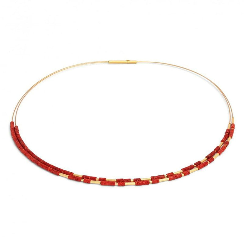Clinni Coral Necklace - 85234296-Bernd Wolf-Renee Taylor Gallery