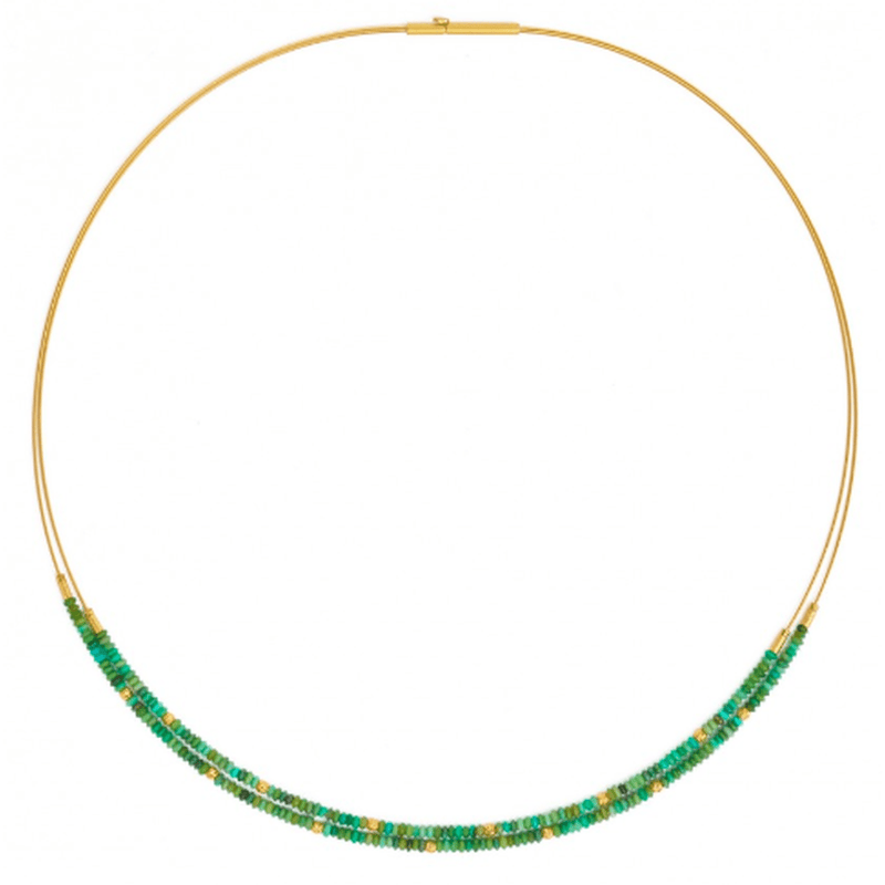 Lindi Green Turquoise Necklace - 85238356-Bernd Wolf-Renee Taylor Gallery