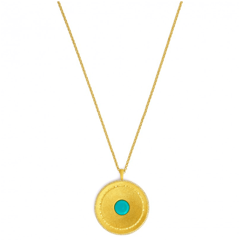 Mosanni Blue Turquoise Necklace - 85319256-Bernd Wolf-Renee Taylor Gallery