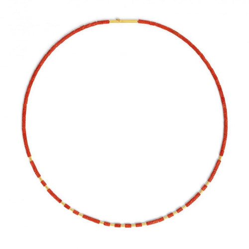 Tubelas Coral Necklace - 85408296-Bernd Wolf-Renee Taylor Gallery