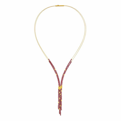 Yaneki Garnet Necklace - 85635776-Bernd Wolf-Renee Taylor Gallery