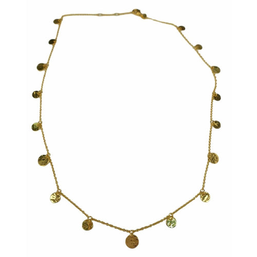 Marika 14k Gold Discs Necklace - M8624-Marika-Renee Taylor Gallery