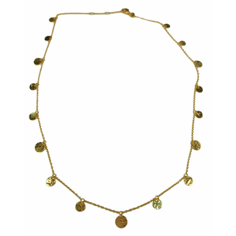 Marika 14k Gold Discs Necklace - MA8624-Marika-Renee Taylor Gallery