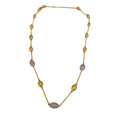 Marika 14k Gold & Diamond Stations Necklace - M8695-Marika-Renee Taylor Gallery