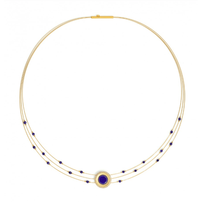 Belanni Lapislazuli Necklace - 87157236-Bernd Wolf-Renee Taylor Gallery
