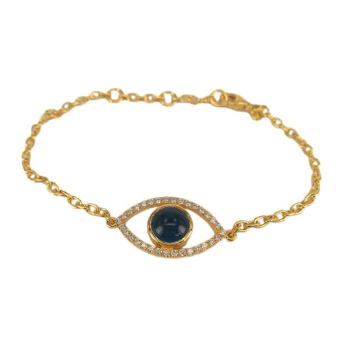 Marika 14k Gold & Diamond Eye Bracelet - M8794-Marika-Renee Taylor Gallery
