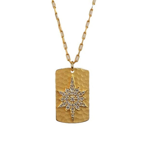 Marika 14k Gold & Diamond Starburst Necklace - M8821-Marika-Renee Taylor Gallery