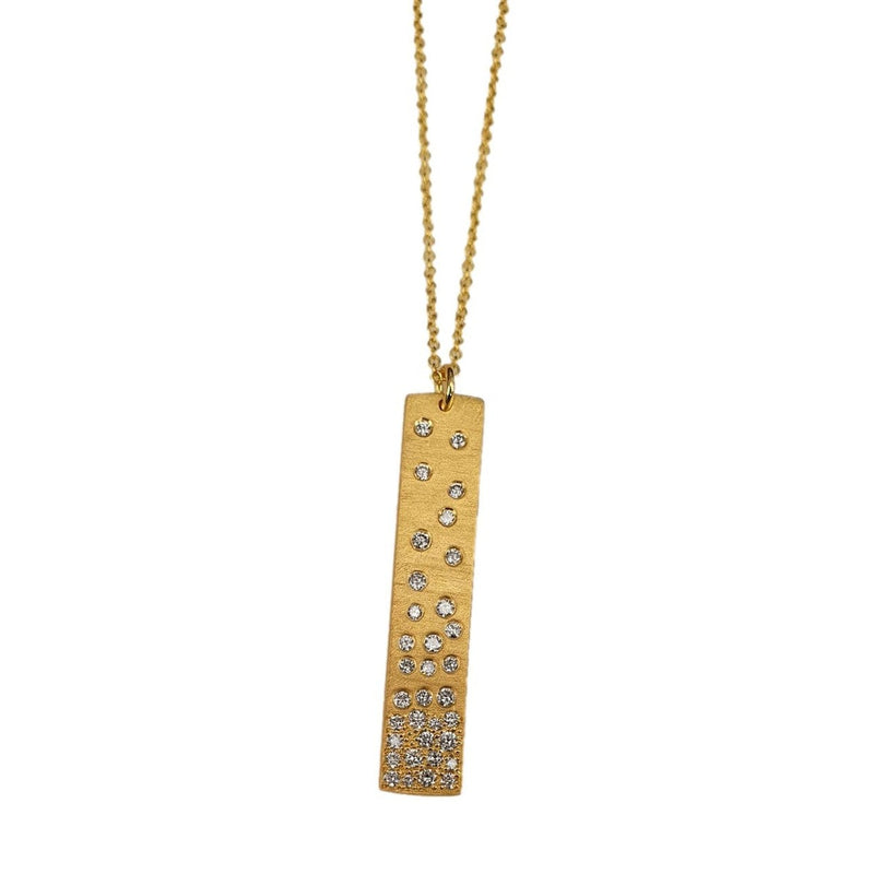 Marika 14k Gold & Diamond Ver Bar Necklace - M8835-Marika-Renee Taylor Gallery