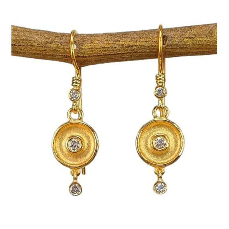 14K Gold & Diamond Earrings - M8859-Marika-Renee Taylor Gallery