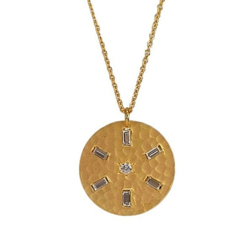 Marika 14k Gold & Diamond Circle Necklace - MA8885-Marika-Renee Taylor Gallery