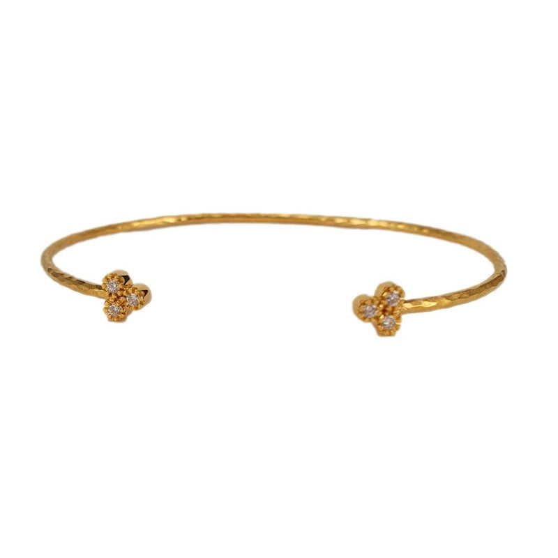 Marika 14k Gold & Diamond Cuff - M8893-Marika-Renee Taylor Gallery