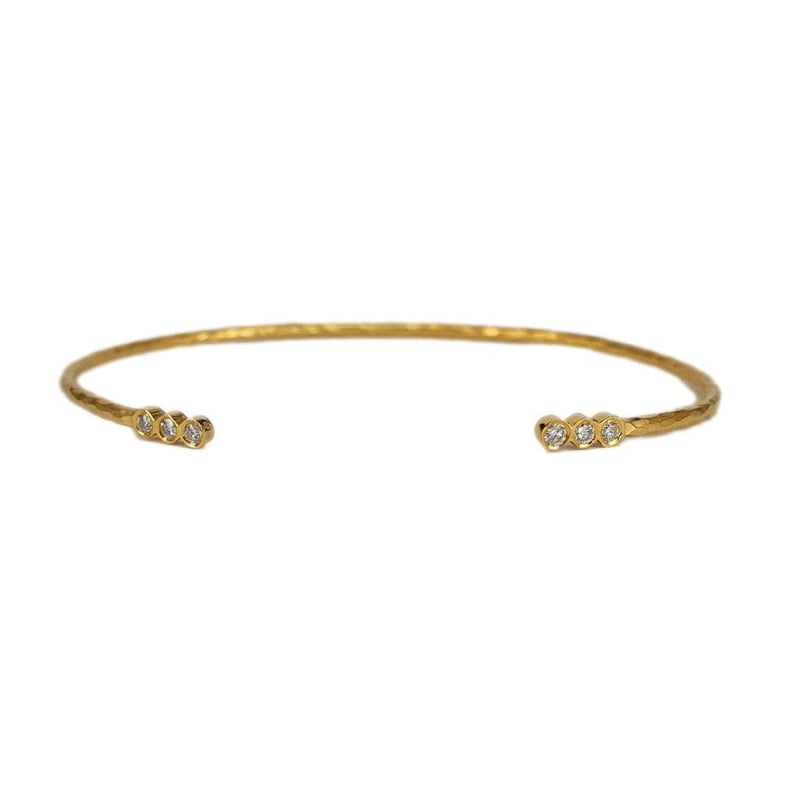 Marika 14k Gold & Diamond Cuff - M8895-Marika-Renee Taylor Gallery