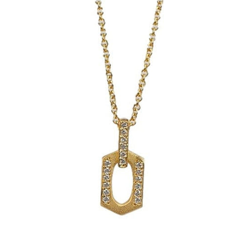 Marika 14k Gold & Diamond Link Necklace - M8923-Marika-Renee Taylor Gallery