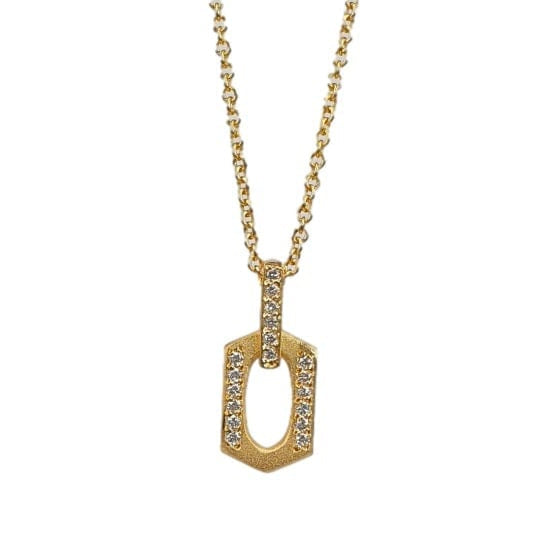 Marika 14k Gold & Diamond Link Necklace - MA8923-Marika-Renee Taylor Gallery
