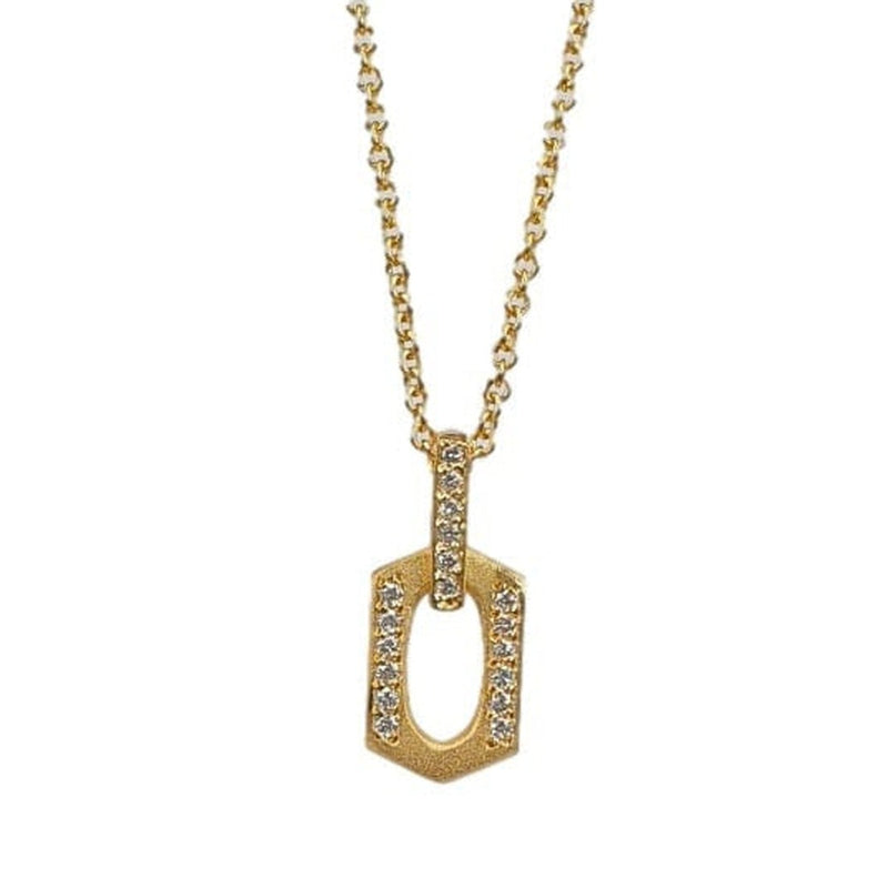 Marika 14k Gold & Diamond Link Necklace - M8923-Marika-Renee Taylor Gallery