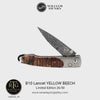 Lancet Yellow Beech Limited Edition Knife - B10 YELLOW BEECH