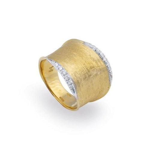 18K Lunaria Diamond Ring - AB551 B YW Q6-Marco Bicego-Renee Taylor Gallery
