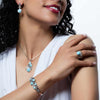 Alexandria Small Necklace - Nalex01-00-Marahlago Larimar-Renee Taylor Gallery