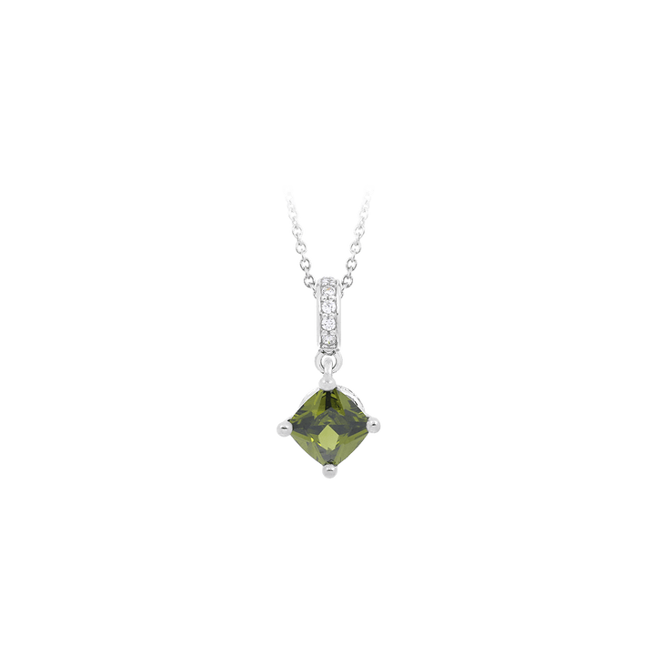 Amelie Olive CZ Pendant-Belle Etoile-Renee Taylor Gallery