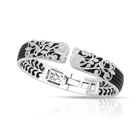 Andante Black Bangle-Belle Etoile-Renee Taylor Gallery