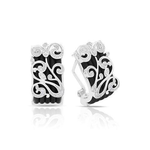 Andante Black Earrings-Belle Etoile-Renee Taylor Gallery