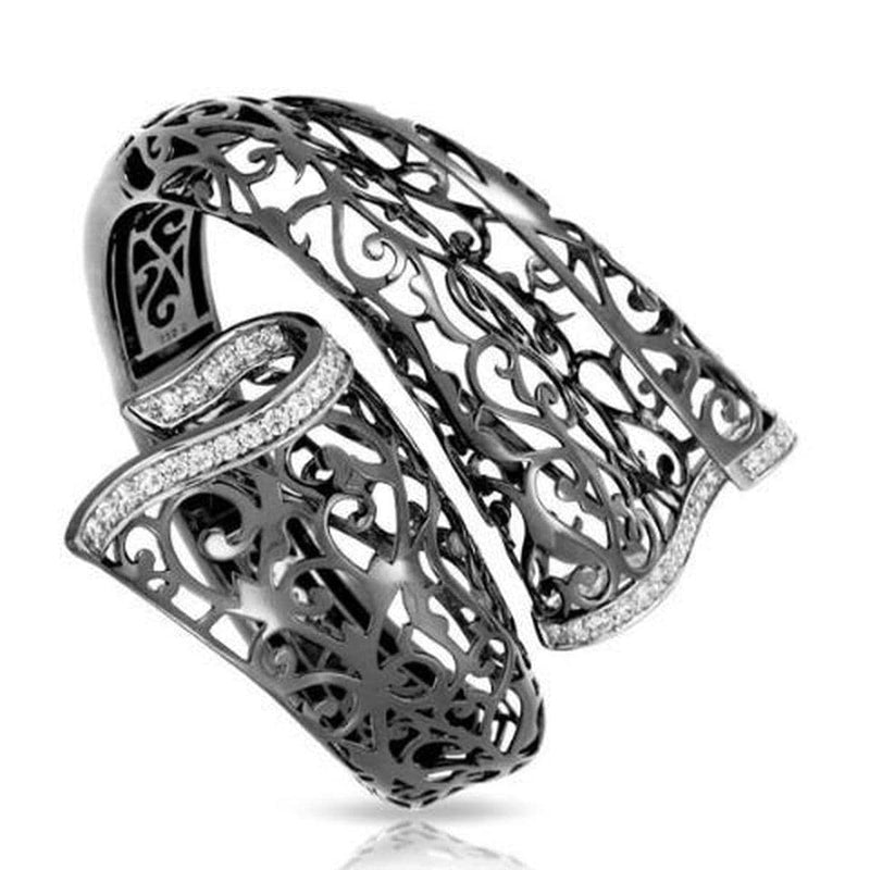 Antoinette Black Bangle-Belle Etoile-Renee Taylor Gallery