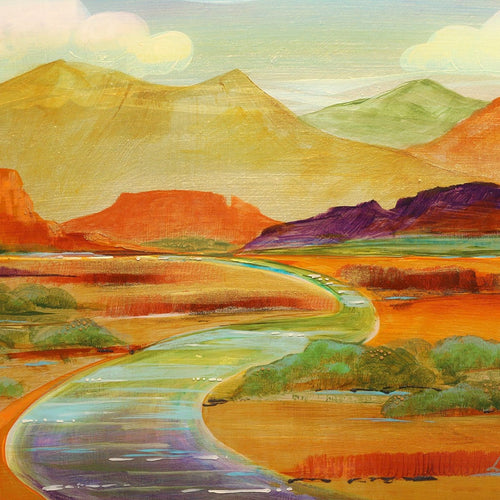 "Arroyo II"-Linza-Renee Taylor Gallery
