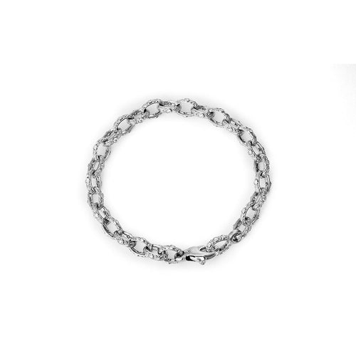 Platinum and Diamond Milgrain "Victorian" Chain Bracelet - B-10PP-Alex Sepkus-Renee Taylor Gallery