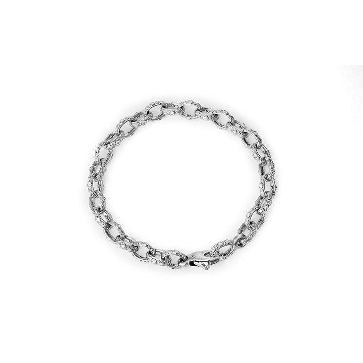 Victorian Milgrain Chain Bracelet in Platinum B-10PP-Alex Sepkus-Renee Taylor Gallery