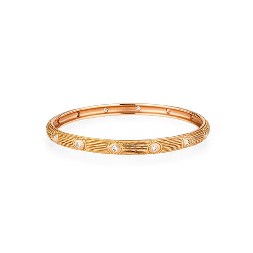 18K and Diamond Bangle Bracelet - B-11RD-Alex Sepkus-Renee Taylor Gallery