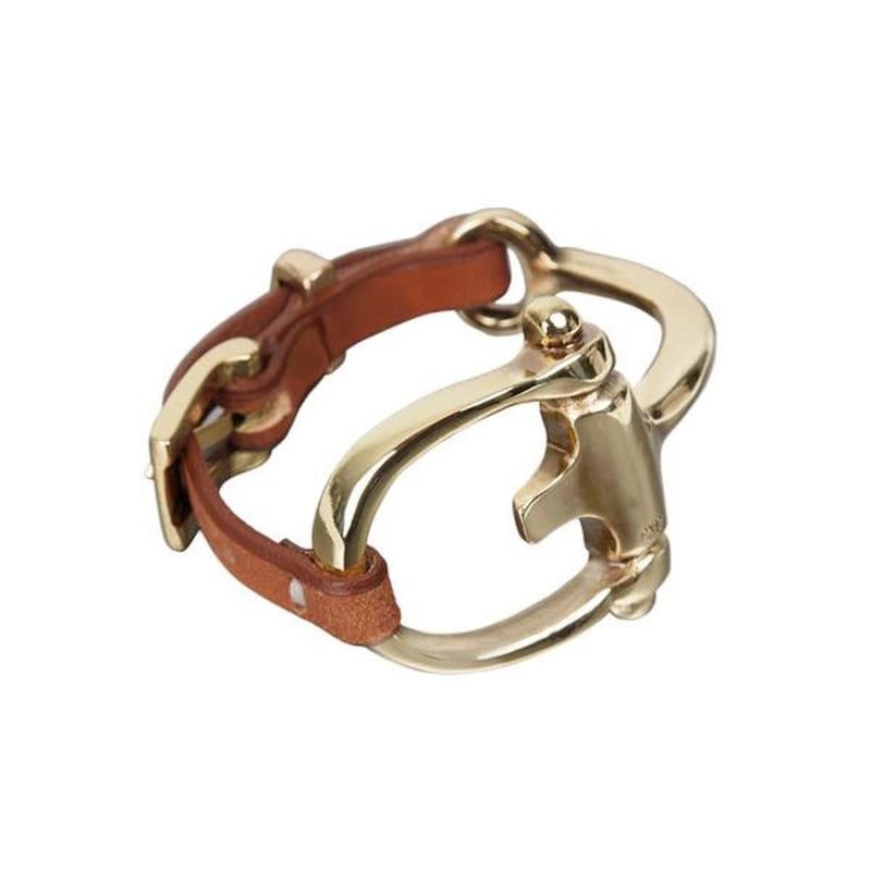 Gold Plated Leather Bracelet - B0006 ORC00-CXC-Renee Taylor Gallery