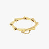 Gold Plated Leather Bracelet - B0106 ORO-CXC-Renee Taylor Gallery