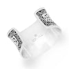 Sterling Silver Large Classic Signature Granulation & Cutout Scroll Cuff - BB6673-00355-Lois Hill-Renee Taylor Gallery
