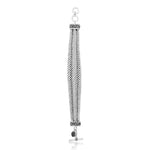 Sterling Silver Classic Tapered Figure-8 Weave Bracelet - BG3035-00250-Lois Hill-Renee Taylor Gallery
