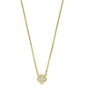Gold Vermeil Finish Sterling Silver Micropave Small Clover Pendant - BL2254NG-Kelly Waters-Renee Taylor Gallery