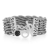 Sterling Silver Classic Bracelet - BP8118-00437-Lois Hill-Renee Taylor Gallery