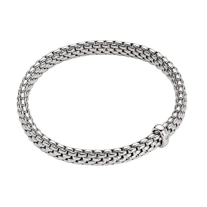 Flex'it VENDÔME 18K White Gold & Diamond 4.2x6.5mm Bracelet-FOPE-Renee Taylor Gallery