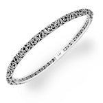 Sterling Silver Classic Bangle - BU6685-00138-Lois Hill-Renee Taylor Gallery