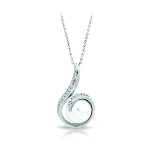 Alanna White Pendant-Belle Etoile-Renee Taylor Gallery