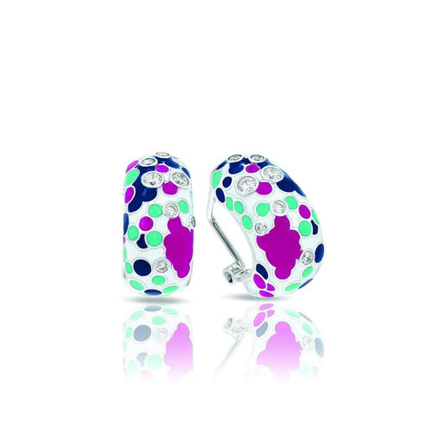 Artiste White Earrings-Belle Etoile-Renee Taylor Gallery