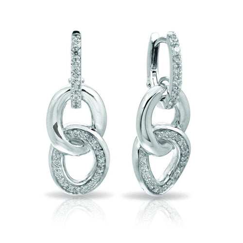 Bon White Earrings-Belle Etoile-Renee Taylor Gallery