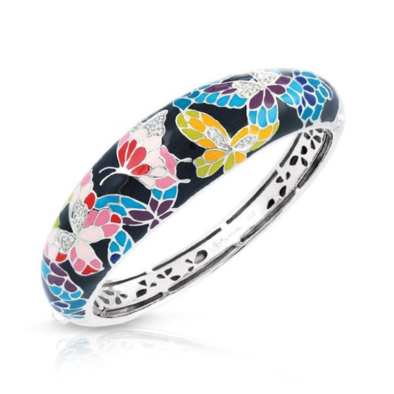 Butterfly Kisses Black Bangle-Belle Etoile-Renee Taylor Gallery