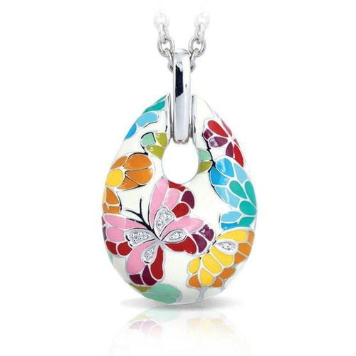 Butterfly Kisses Ivory Pendant-Belle Etoile-Renee Taylor Gallery