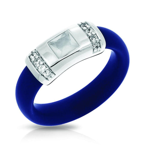 Celine Blue and Milkstone Ring-Belle Etoile-Renee Taylor Gallery