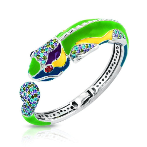 Chameleon Green Bangle-Belle Etoile-Renee Taylor Gallery