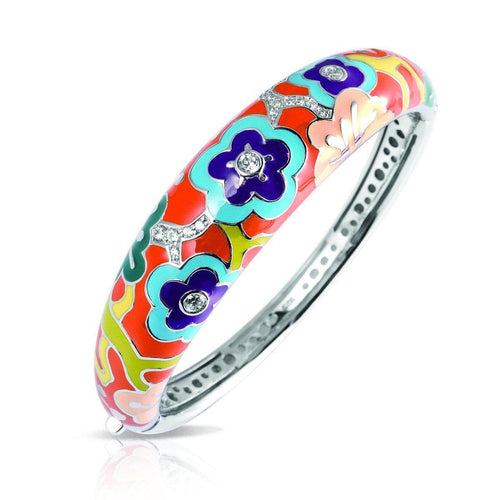 Cherry Blossom Orange Bangle-Belle Etoile-Renee Taylor Gallery